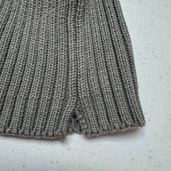 Illinois Fighting Illini Adidas Skull Cap Knit Beanie Pom Pom One Size Gray Blue - Picture 3 of 5